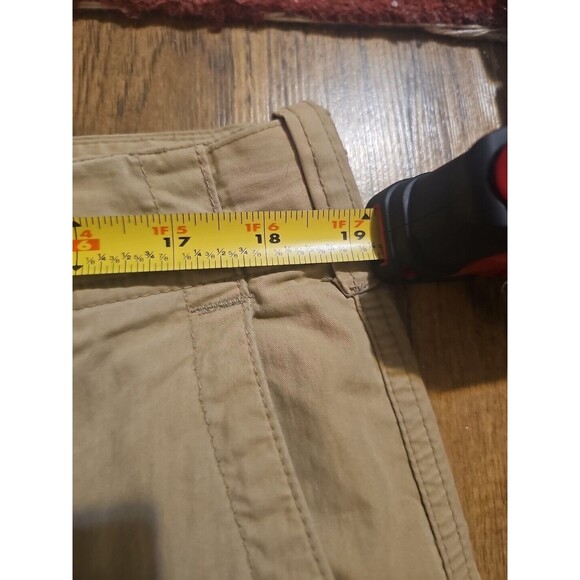 Abercrombie And Fitch T-2083 Pants Mens XL Tan Cargo Paratrooper Y2K Baggy - Picture 2 of 12
